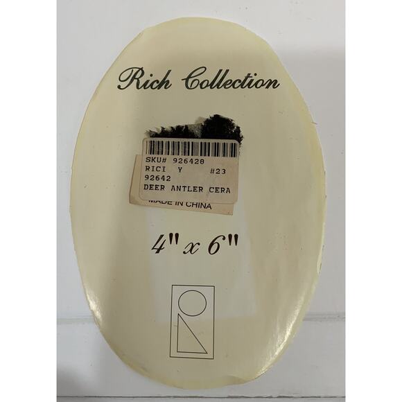 Vtg Resin Deer Antler Native American Indian Bone Photo Picture Frame 4” X 6” - Picture 10 of 16